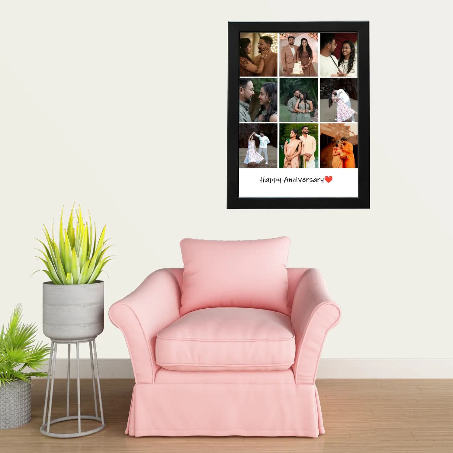 9 Pictures Collage Frame with Text - Image 6