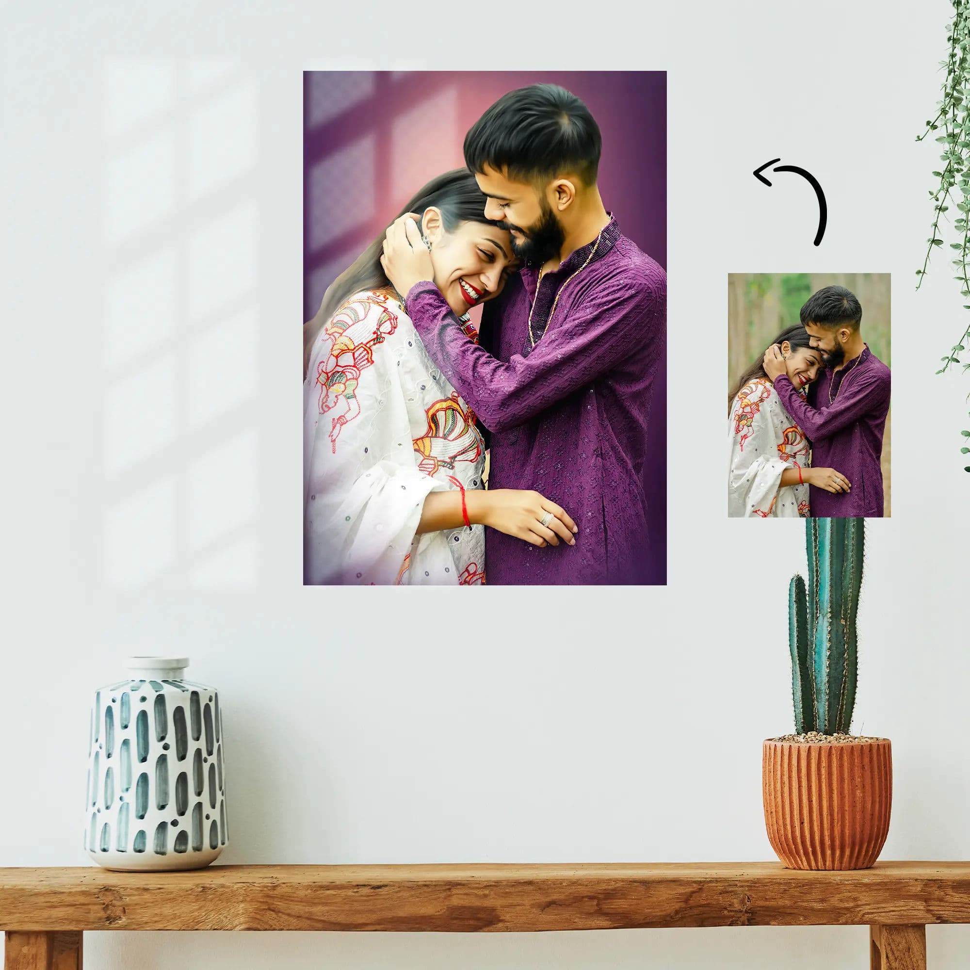 Acrylic Digital Painting Frame
