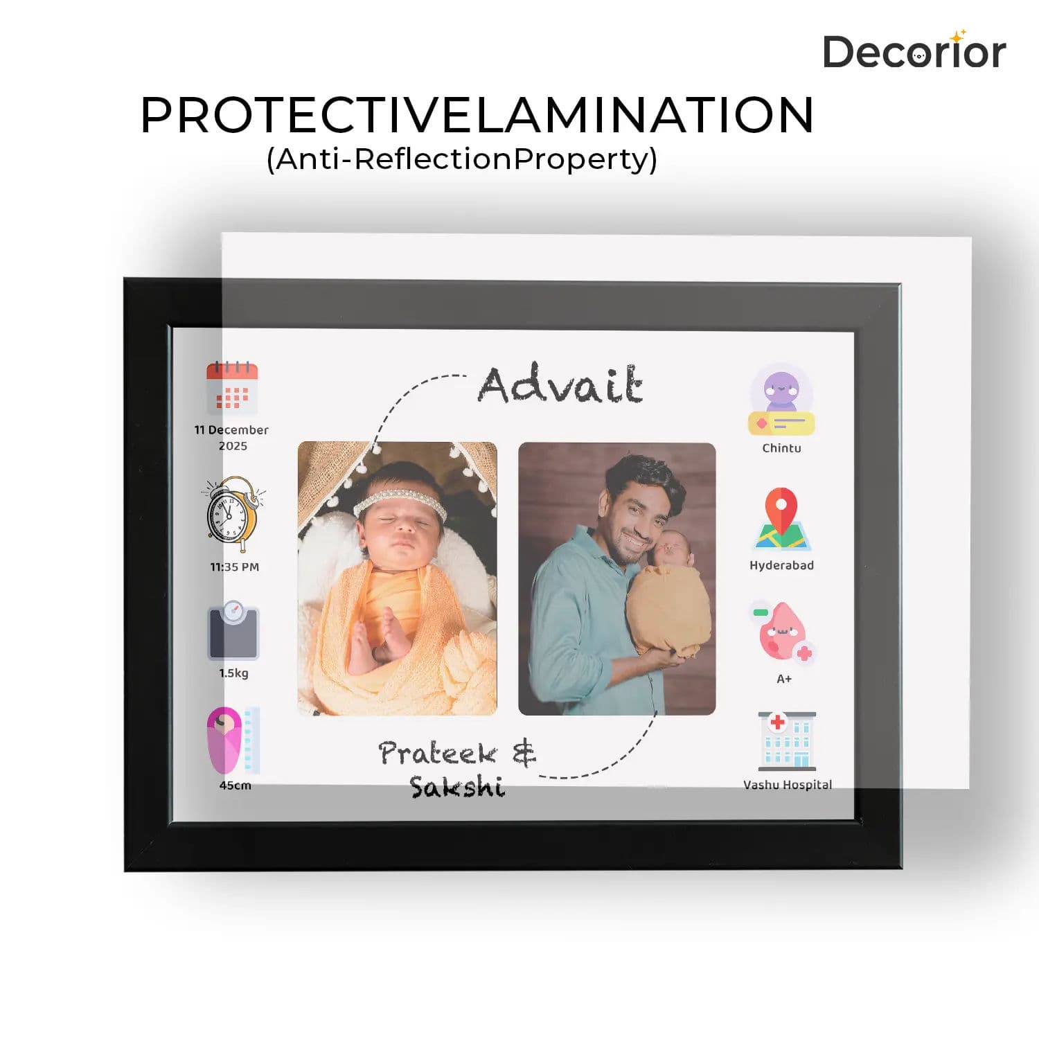 Baby Inforgraphic Frame - Image 5