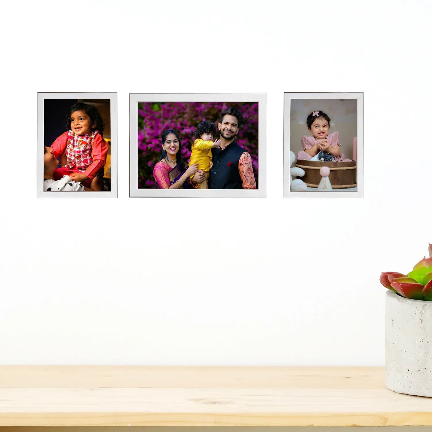 Set of 3 Wide Wall Photo Collage Frames - Combo - Image 5