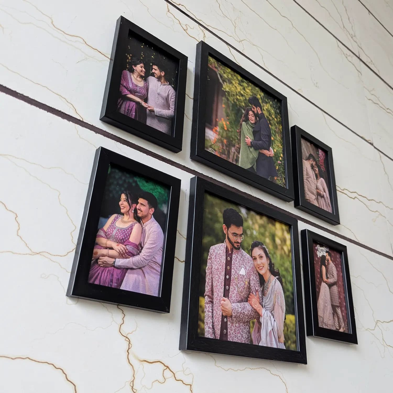 Set of 3 Wide Wall Photo Collage Frames - Combo - Image 3