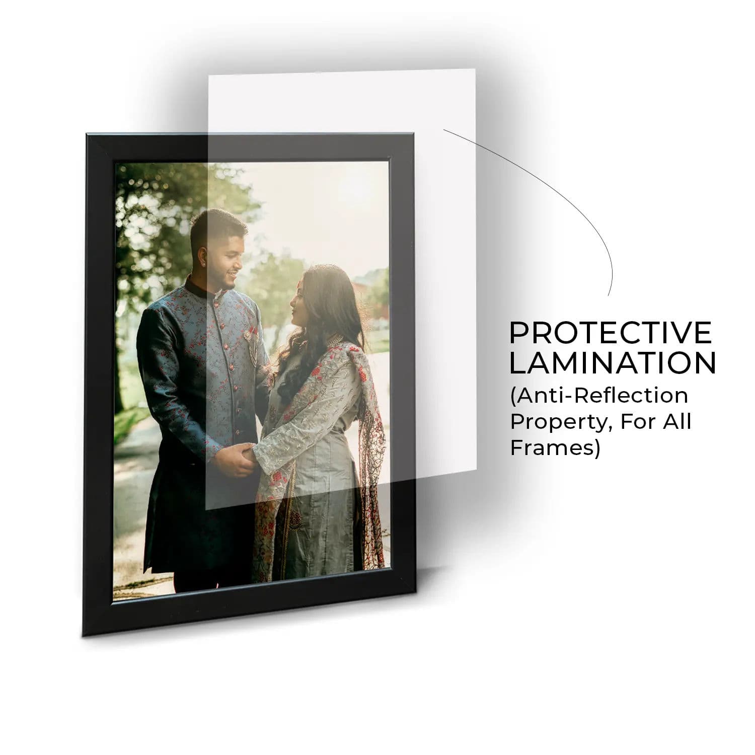 Set of 4 Square Wall Photo Collage Frames - Combo - Image 7