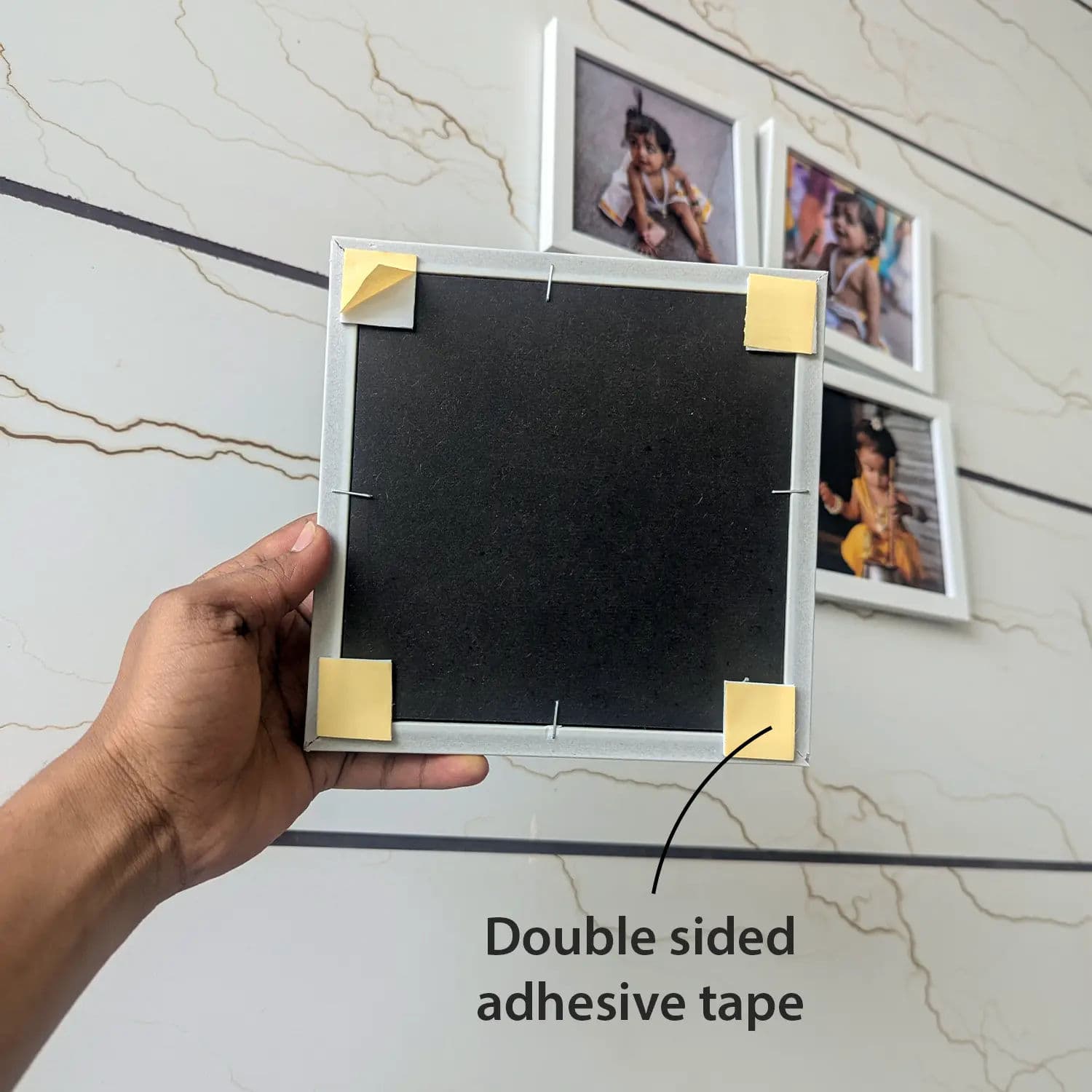 Set of 4 Square Wall Photo Collage Frames - Combo - Image 4