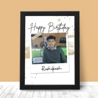 Happy Birthday PolaroidBlack