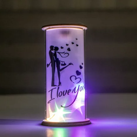 I Love You LED Jar