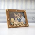 Personalised Anniversary Carved Frame